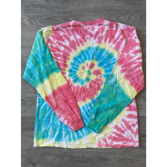 Official Cheech and Chong Long Sleeve Tie Dye T shirt "Lit" Size Medium - Picture 3 of 3